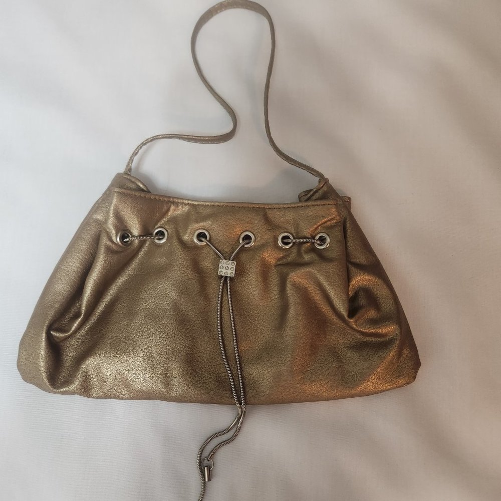 Steve Madden Gold Mini Clutch
